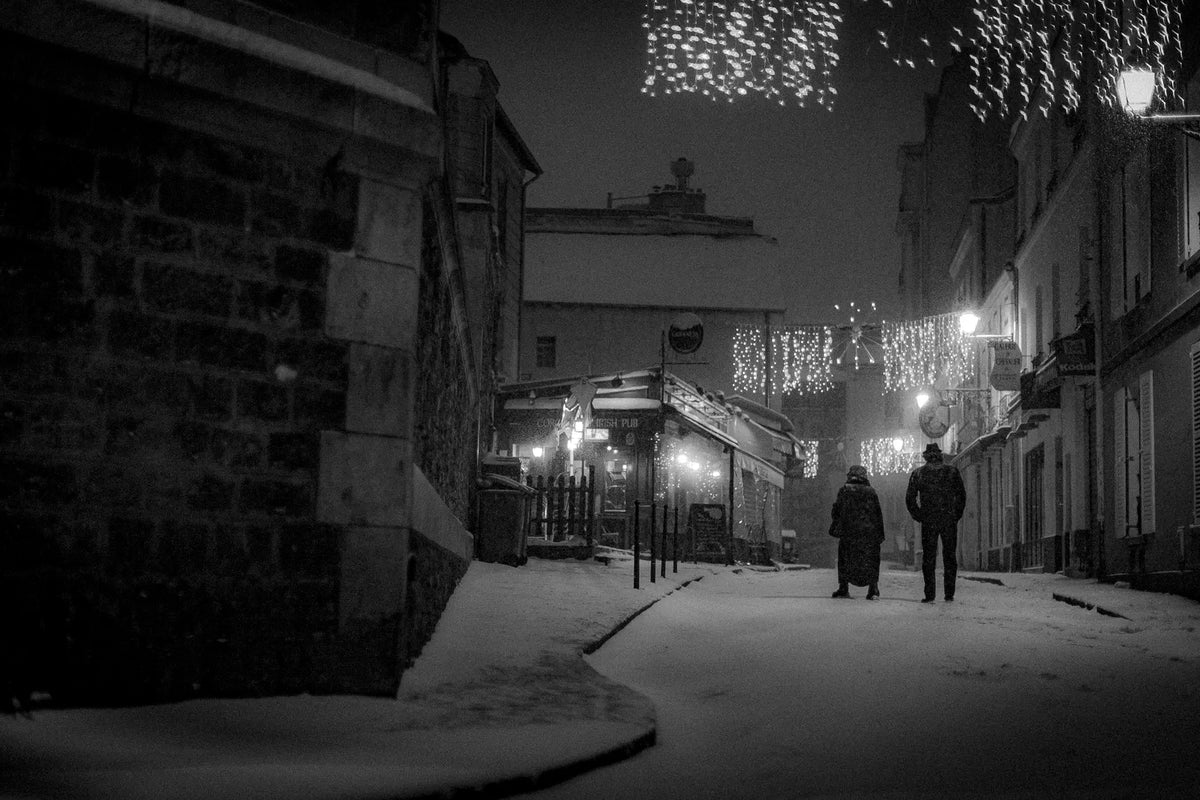 Montmartre antes del amanecer