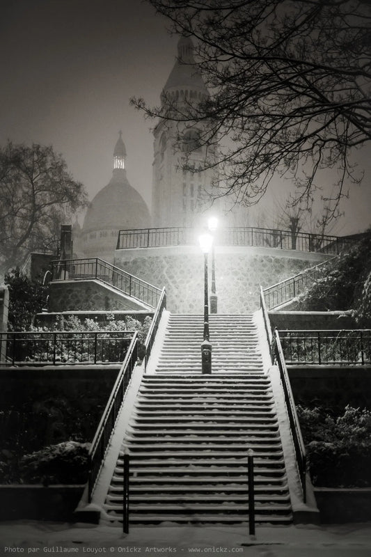 Montmartre Under Snow